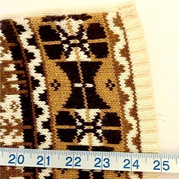 designer Originals Studio Joy Vintage Snowman Cardigan Sweater, Size Large, 3D - Picture 8 of 12